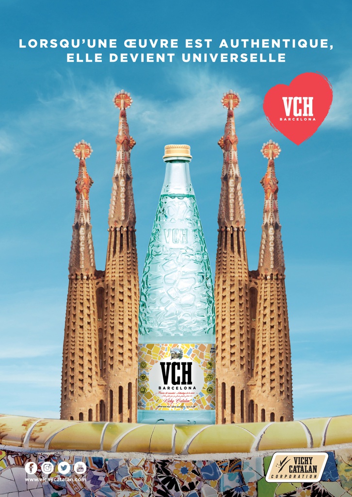 Vichy Catalan 1 l sklo