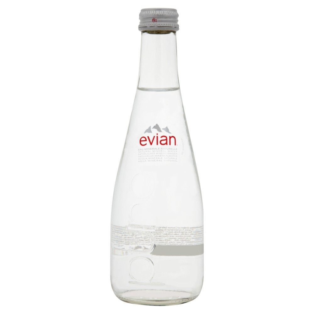 Evian 330 ml sklo