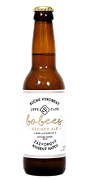 Bobees Ginger Ale 330 ml sklo